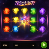 Frumzi Casino - Jeu Slot Starburst - Machines à Sous en Ligne